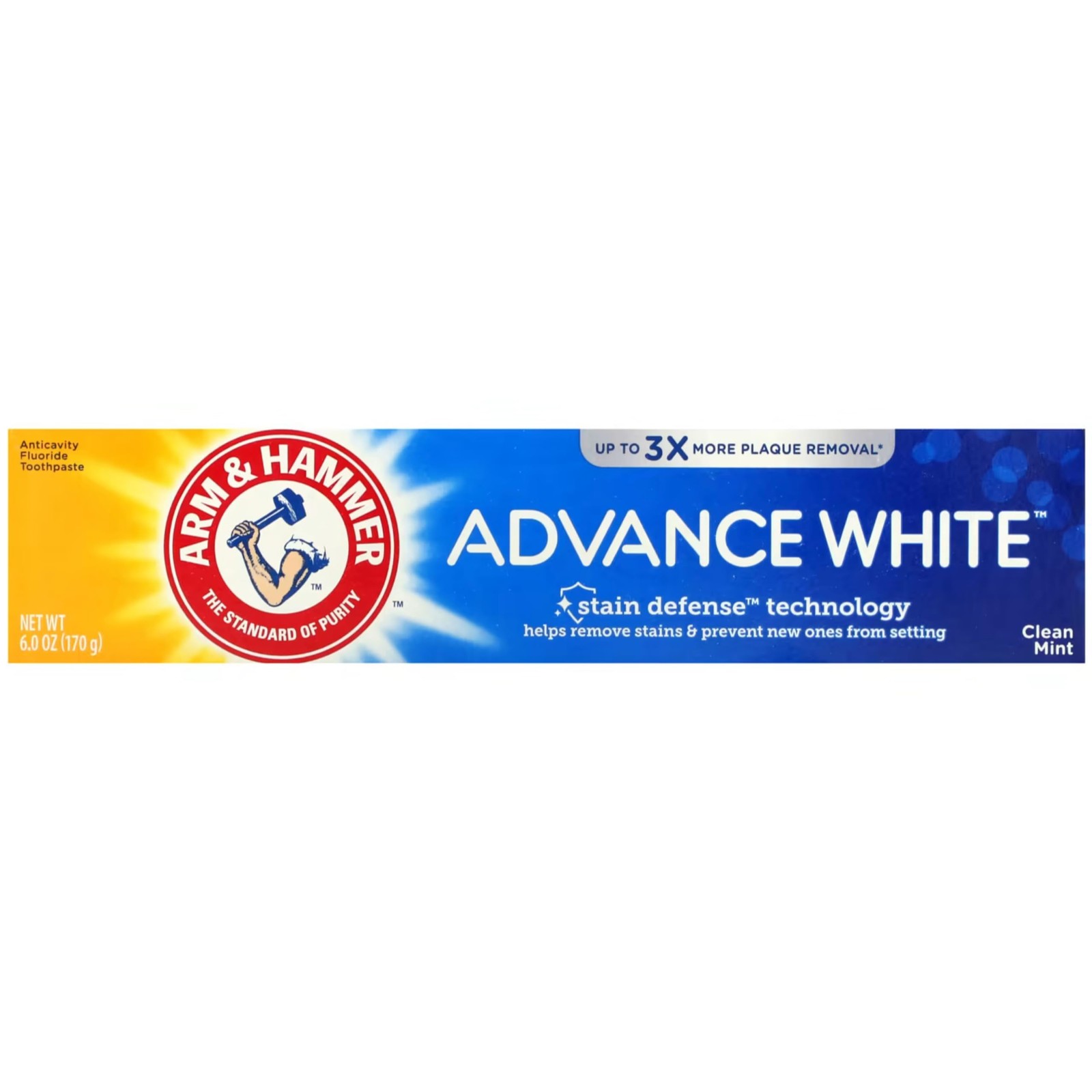 Arm & Hammer Advance White Extreme Whitening Toothpaste – 6 Ounce (Pack of 6)