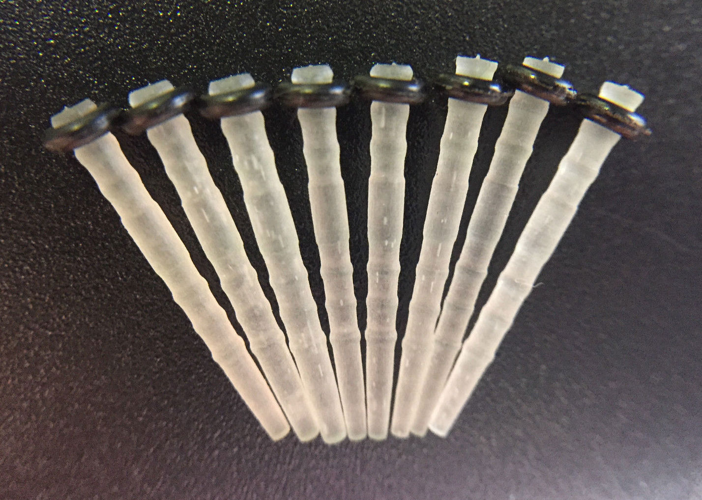 200PCS Dental Glass Fiber Post Root Canal Pins Straight 1.0 1.2 1.4 1.6mm Posts