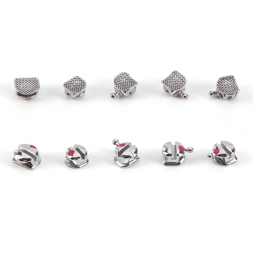 AZDENT Dental Orthodontic Q-type Bracket Spherical Braces ROTH/MBT 0.022 HK 345