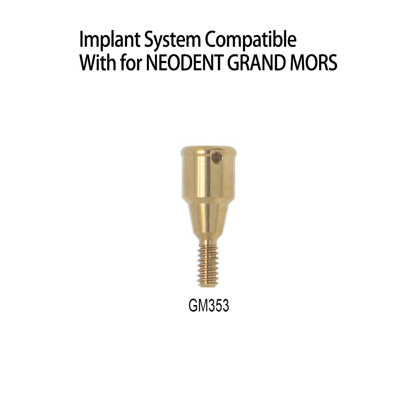 Overdenture Locator Abutments Anchor for NEODENT GRAND MORSE Male Caps Removable