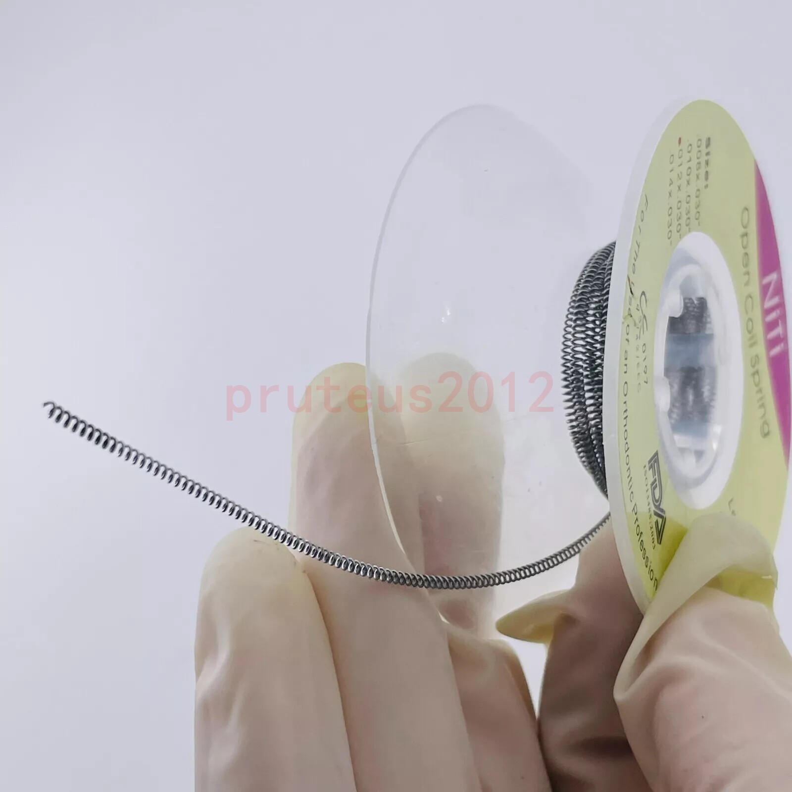 Dental Orthodontic Niti Open Coil Spring Spool Dia.012 *030 ” inch 914mm 1 Roll