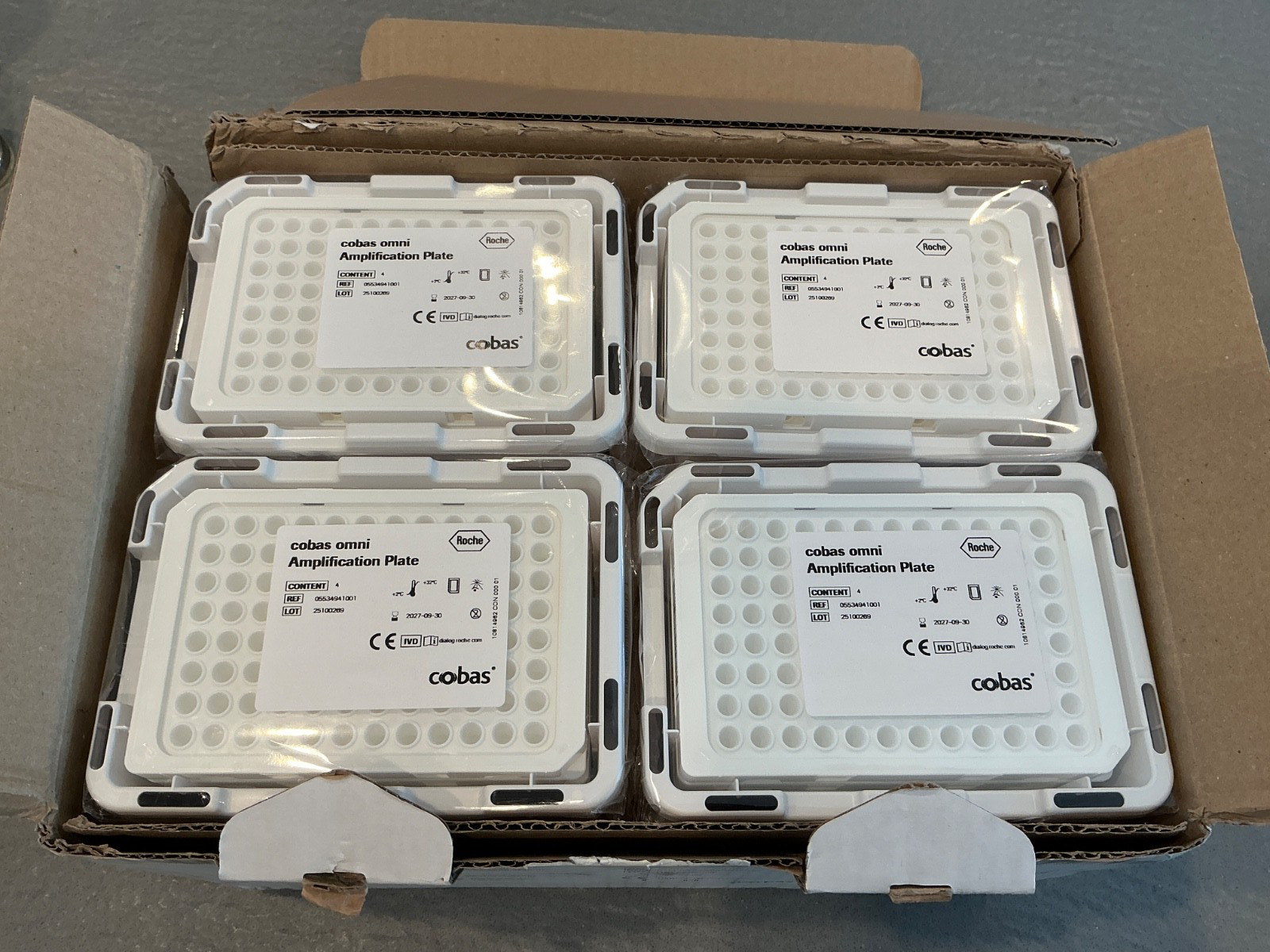 8 Roche Cobas Omni Amplification Plate Box 05535491001 IVD Molecular 6800/8800