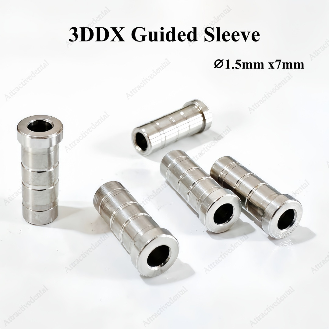 ⌀1.5mm Dental 3DDX Guided Sleeves Fit Anchor Pin Guided Drill Implant Template
