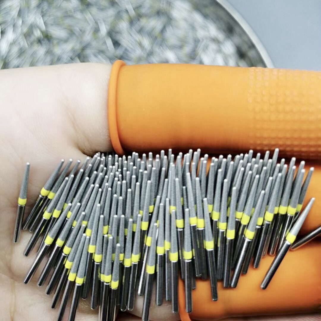 100 PCS High Quality Extra Fine Diamond Burs FG Dia. 1.6mm for Dental Handpiece