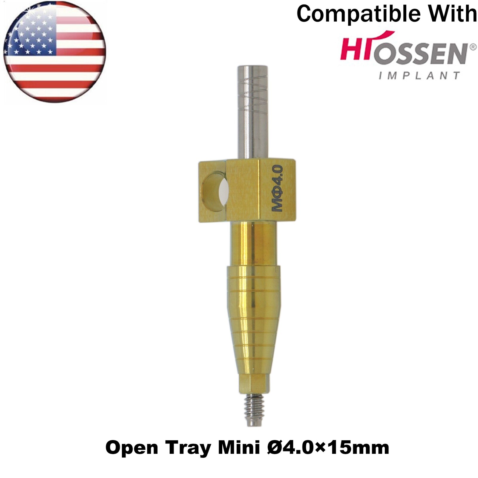 US Fits Hiossen Osstem Dental Impression Transfer Coping Open Tray Mini/Regular