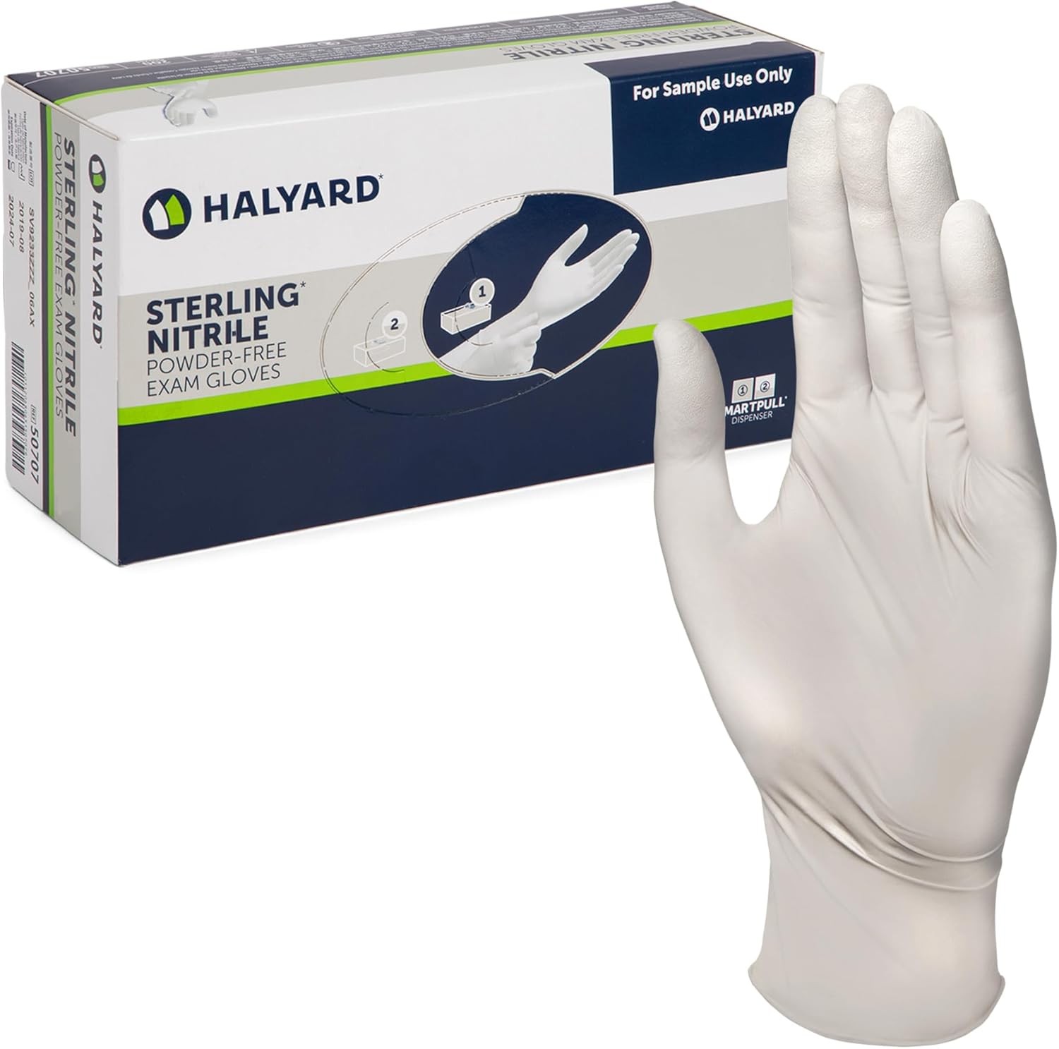 Halyard Sterling Nitrile Exam Gloves Powder Free Medical Disposable Gloves