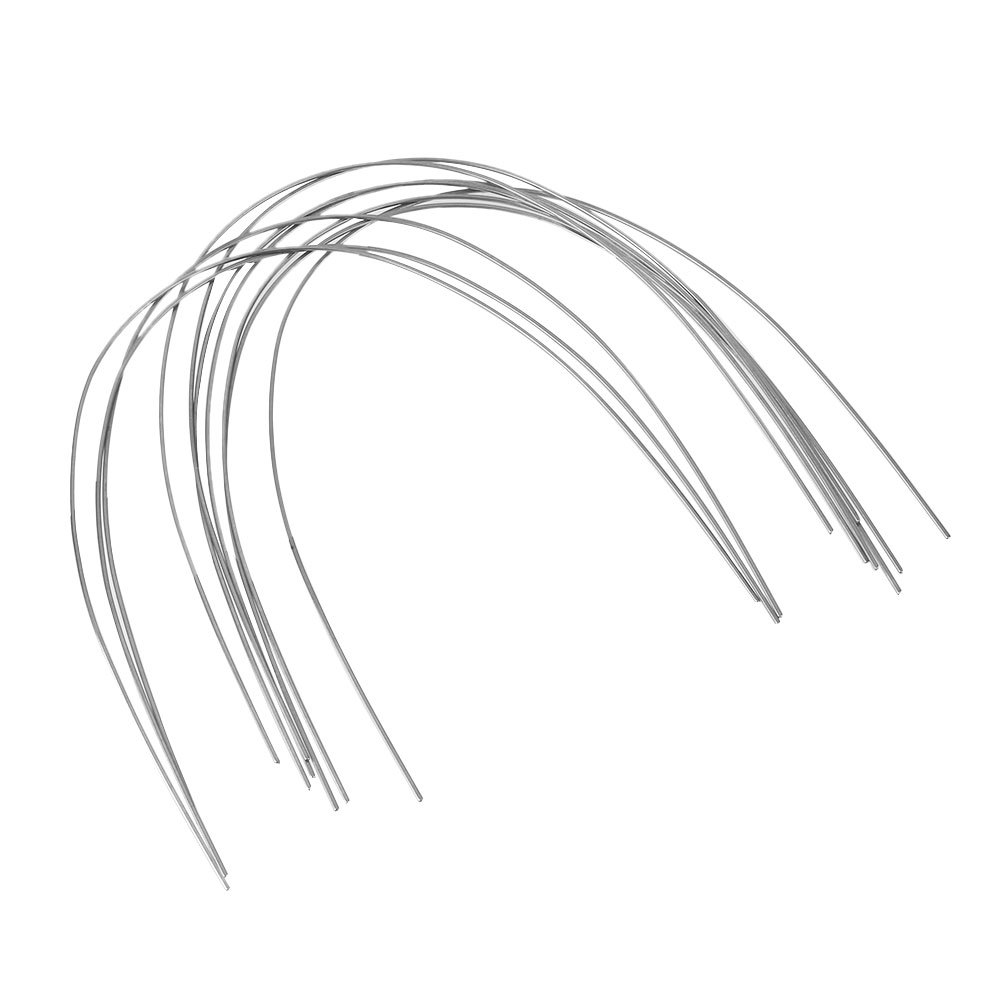 100 Niti Arch Wires NATURAL form Sizes .012” up to .018” Orthodentalusa Corp.