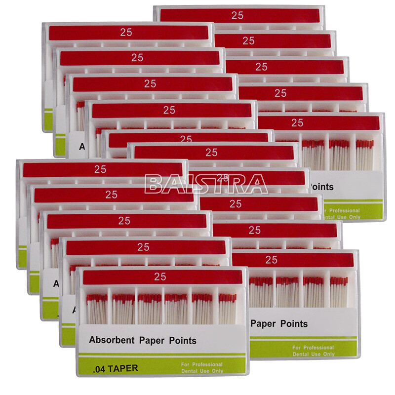10Pack AZDENT Dental Endo Cotton Fiber Absorbent Paper Points PP 0.02/0.04/0.06