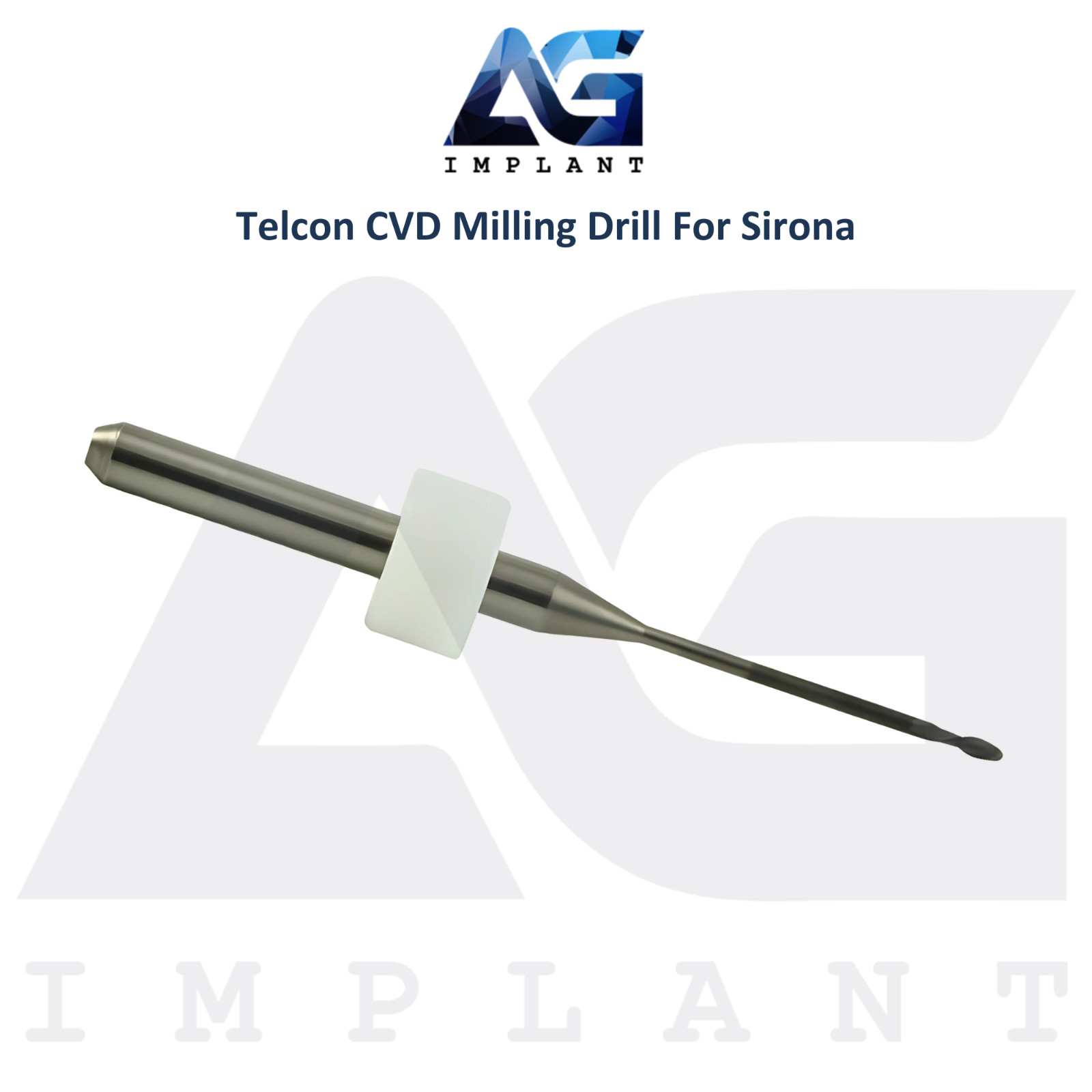 Telcon Dental CVD Milling Drill For Sirona System Ø3.0mm Precise Cutting Tool