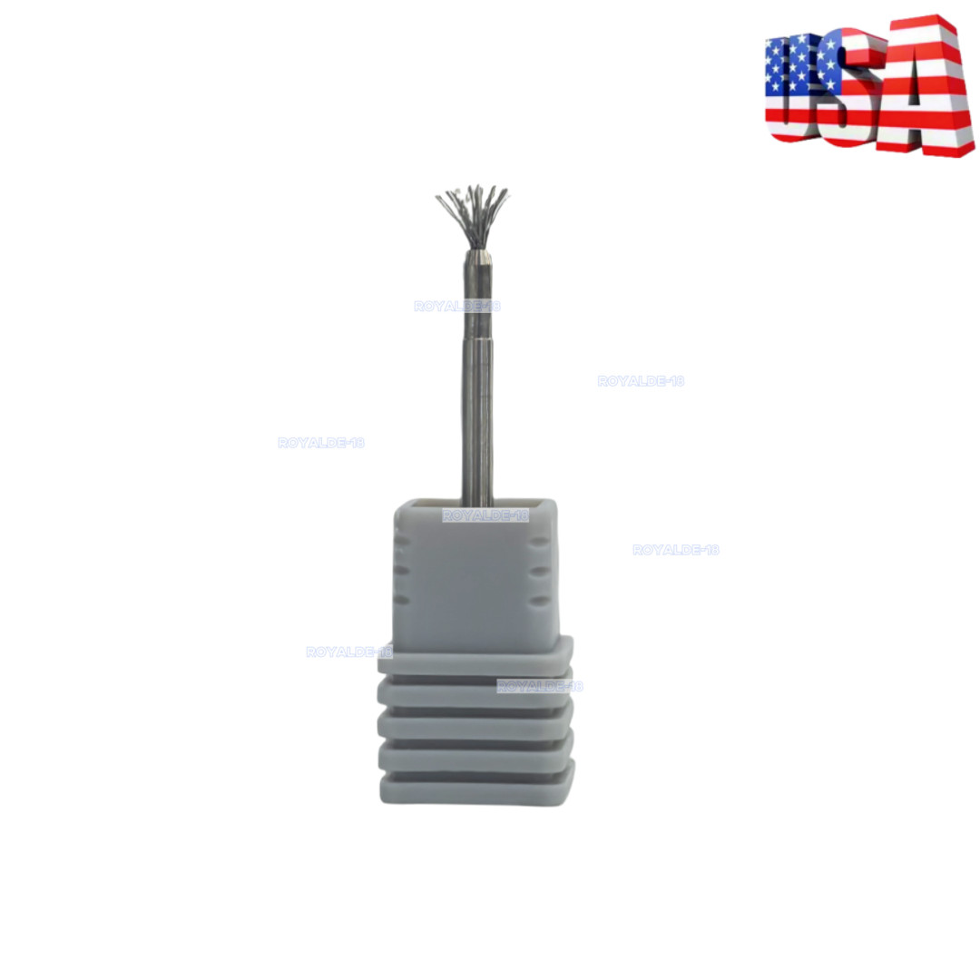 Dental Titanium Brush Surface Cleaning Brush Peri-implantitis Bristles Tool Tape