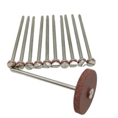 20Pcs Dental Lab Polishing Shank Mandrel Burs 2.35mm Rotary Tool Stainless Steel