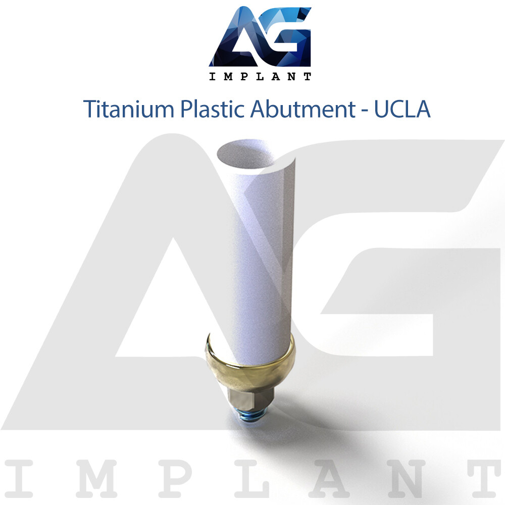 5 Titanium Base Anti Roatational Plastic Castable Abutment UCLA Int Hexagon