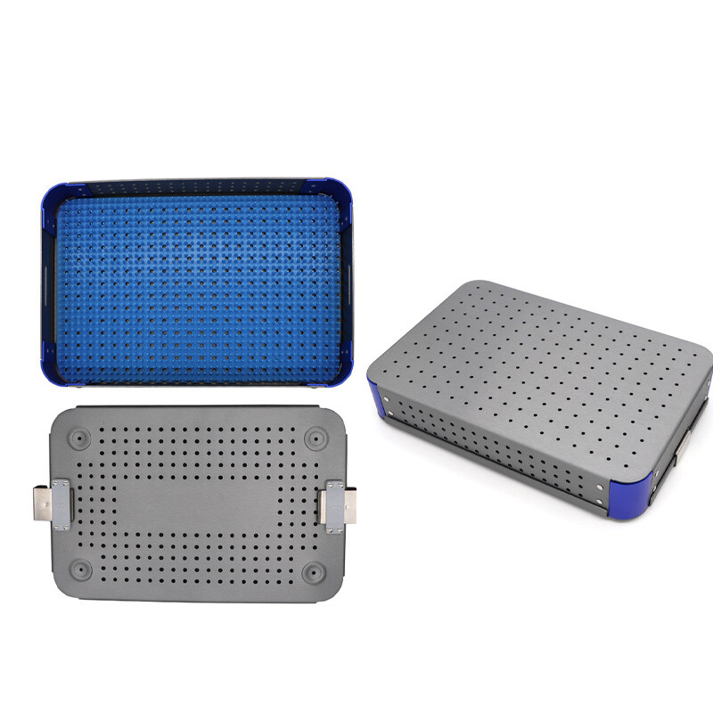 Sterilization tray box case Aluminium/PPSU surgical instruments disinfection