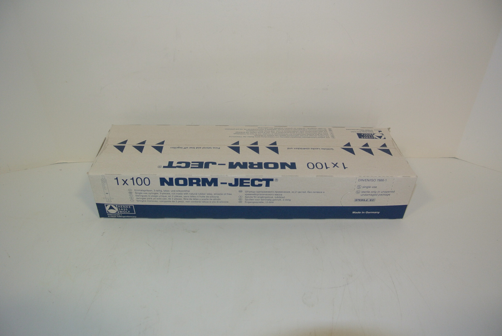 100 HENKE SASS WOLF 4020-000VO NORM JECT LUER 2ML NEW SEALED