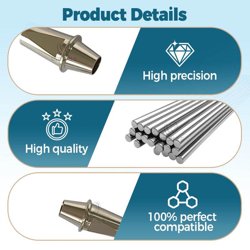 5 pcs Titanium digital ti base Ti-base Abutment CAD/CAM fit to Den-tium D4.5