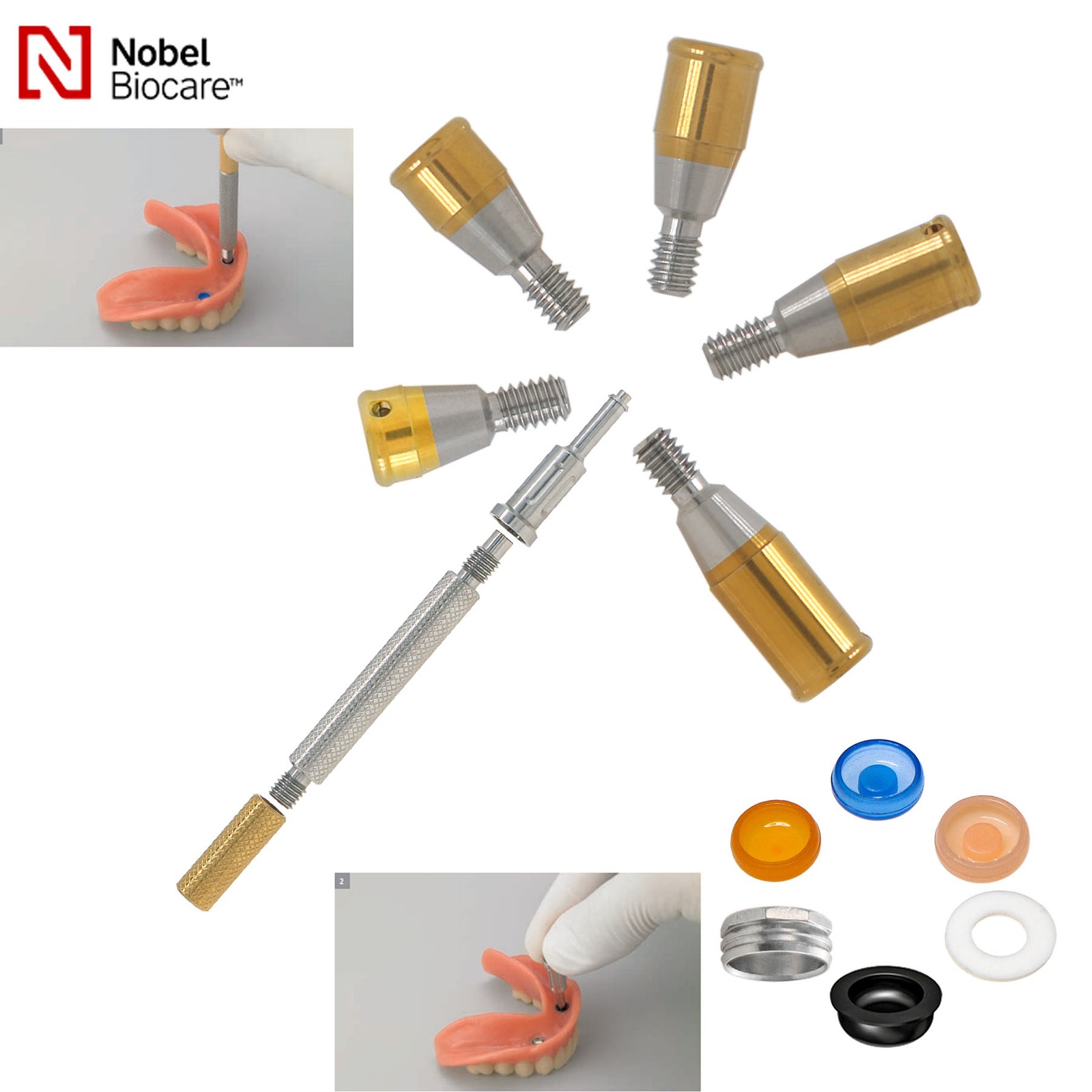 US Dental Locator Overdenture Abutment & Accessories Compatible Multiple Implant