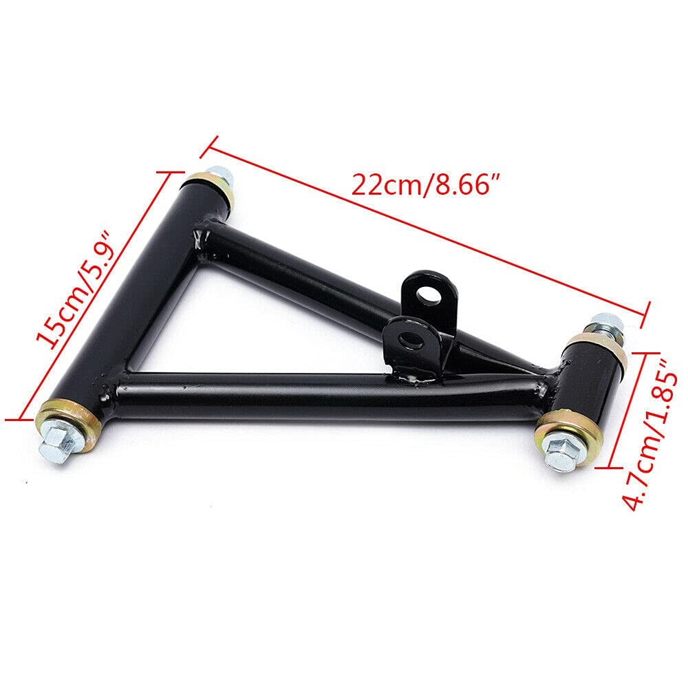 220mm Upper Lower Swingarm Suspension Shock Assembly for ATV Quad Go Kart Buggy