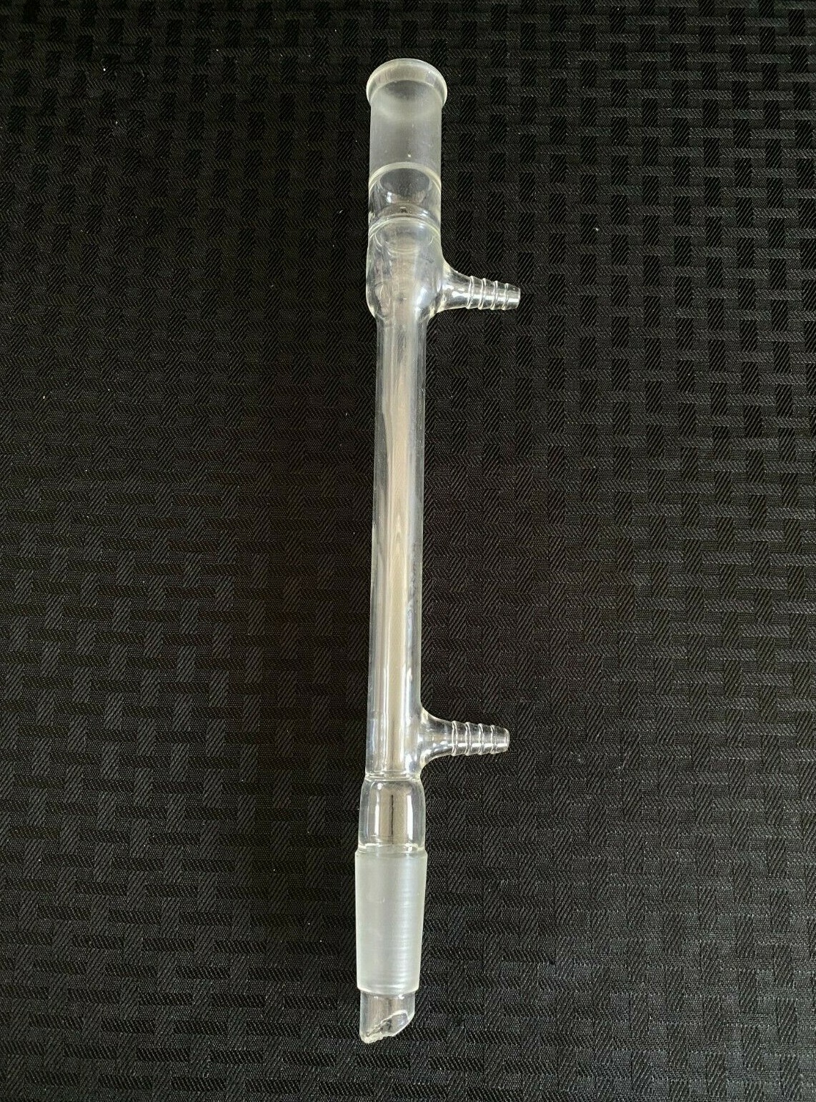 Laboratory Glass 24/40 West Distillation Condenser 200mm Jacket 342mm OAL Chip