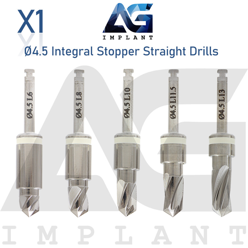 Ø4.5 Integral Stopper Straight Drill External Irrigation Dental Tool Dentistry