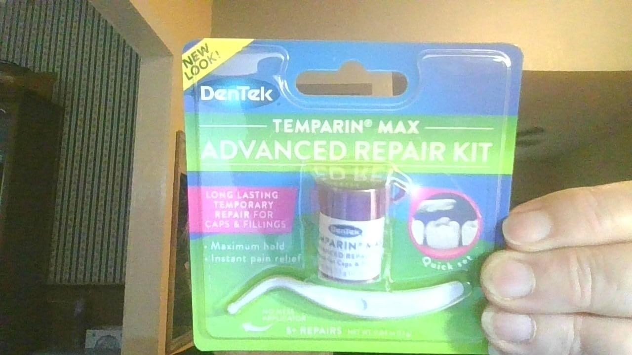 Quick Relief Dental Repair Solution | Temparin Max 2-Pack for Fillings & Caps