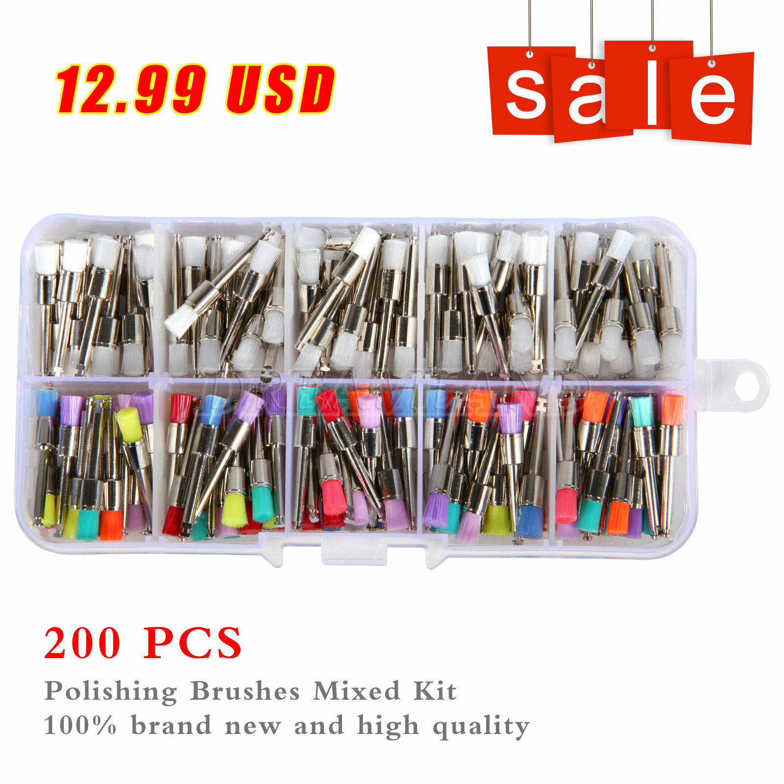 100/200 pulidor profiláctico goma sale pulidora cierre cepillo tipo mix color
