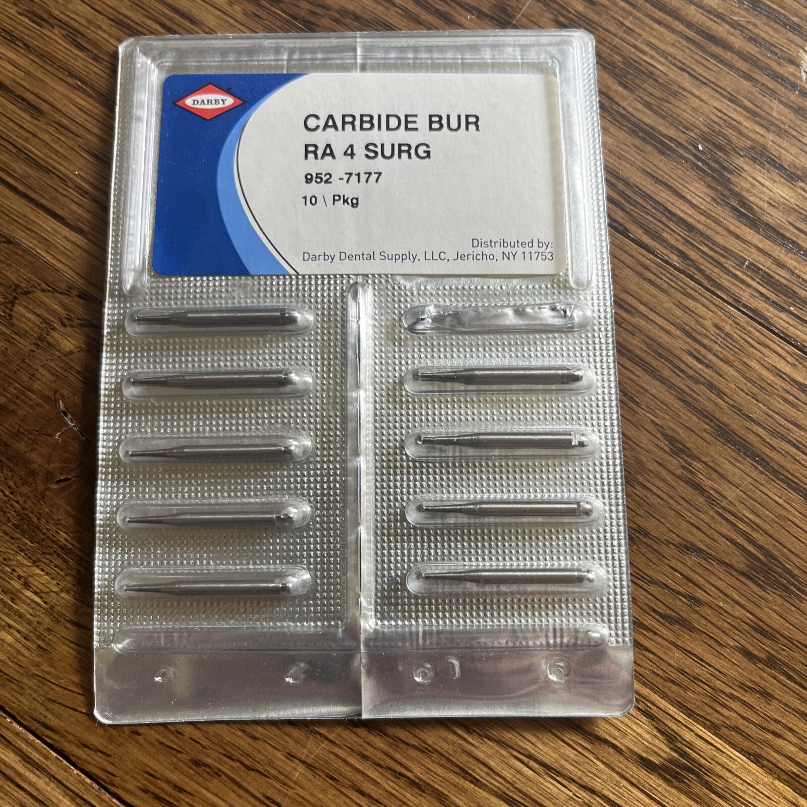 Darby Carbide Round Bur RA 4 Pack of 9 Dental England