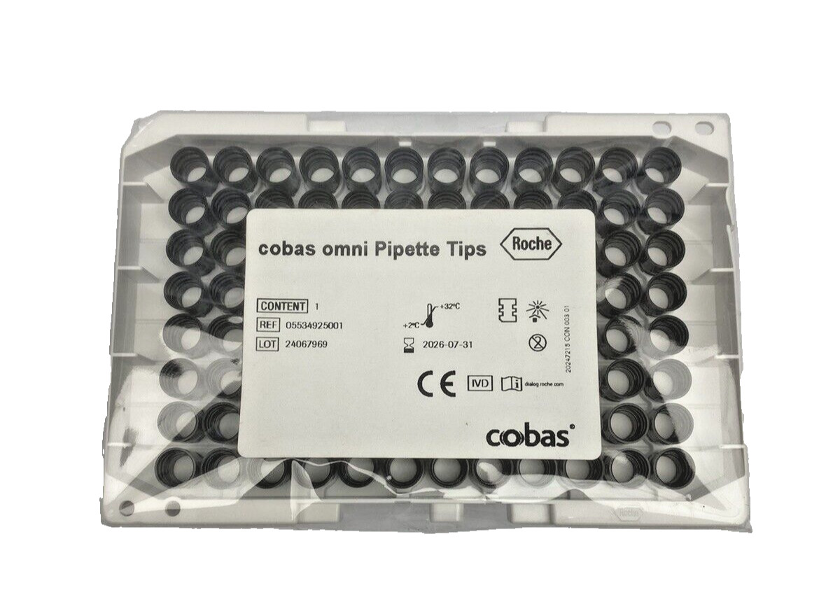 Cobas Omni Pipette Tips 96 Pieces Set, # 05534925001