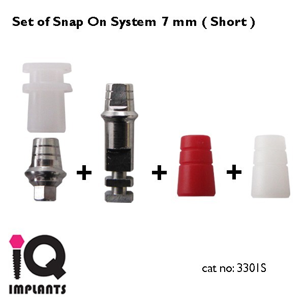 5 Sets of Snap On System Implant Dental Surgery Prosthetic Lab
