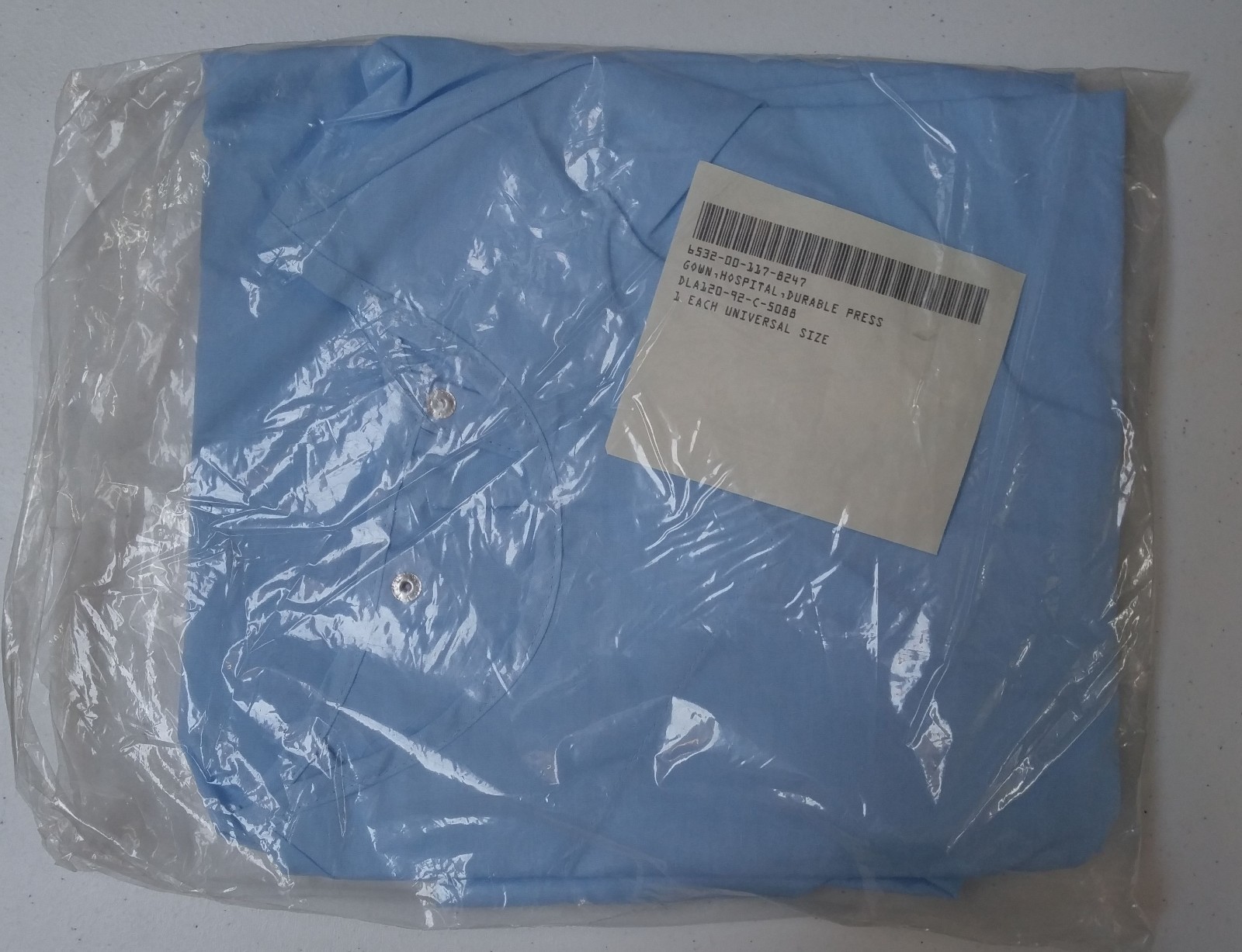 Universal Light Blue Gown Various Brands Available NSN: (6532001178247)