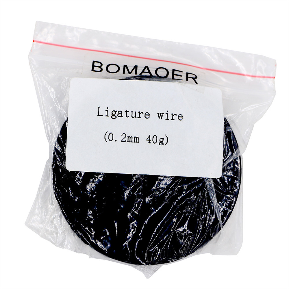 1 Pack Dental Orthodontic Ligature Wire Size Φ0.20Mm 40G for Treatment