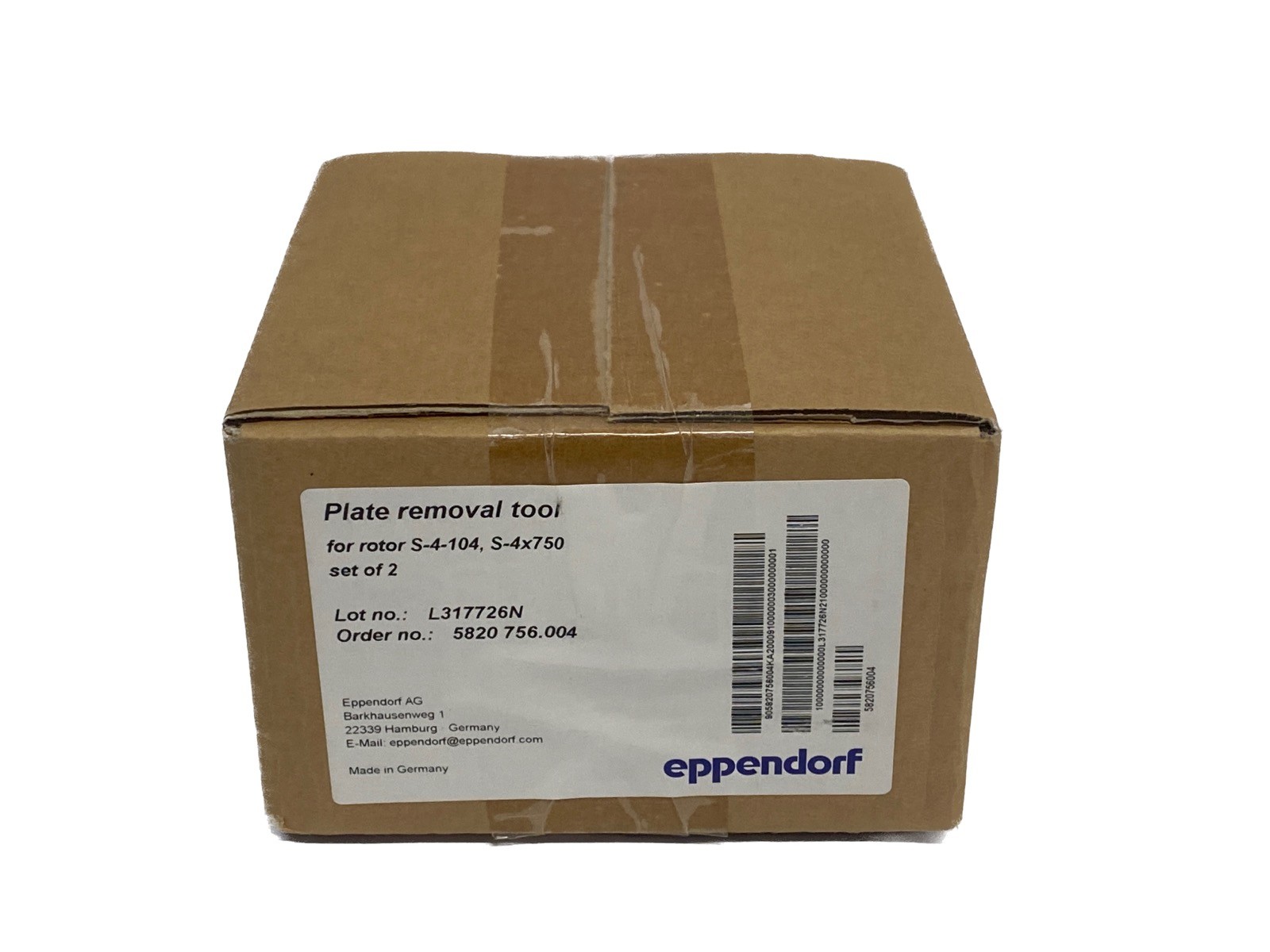 New (2/Pk) EPPENDORF Plate Removal Tool for Rotor S-4-104 S-4×750 5820756004