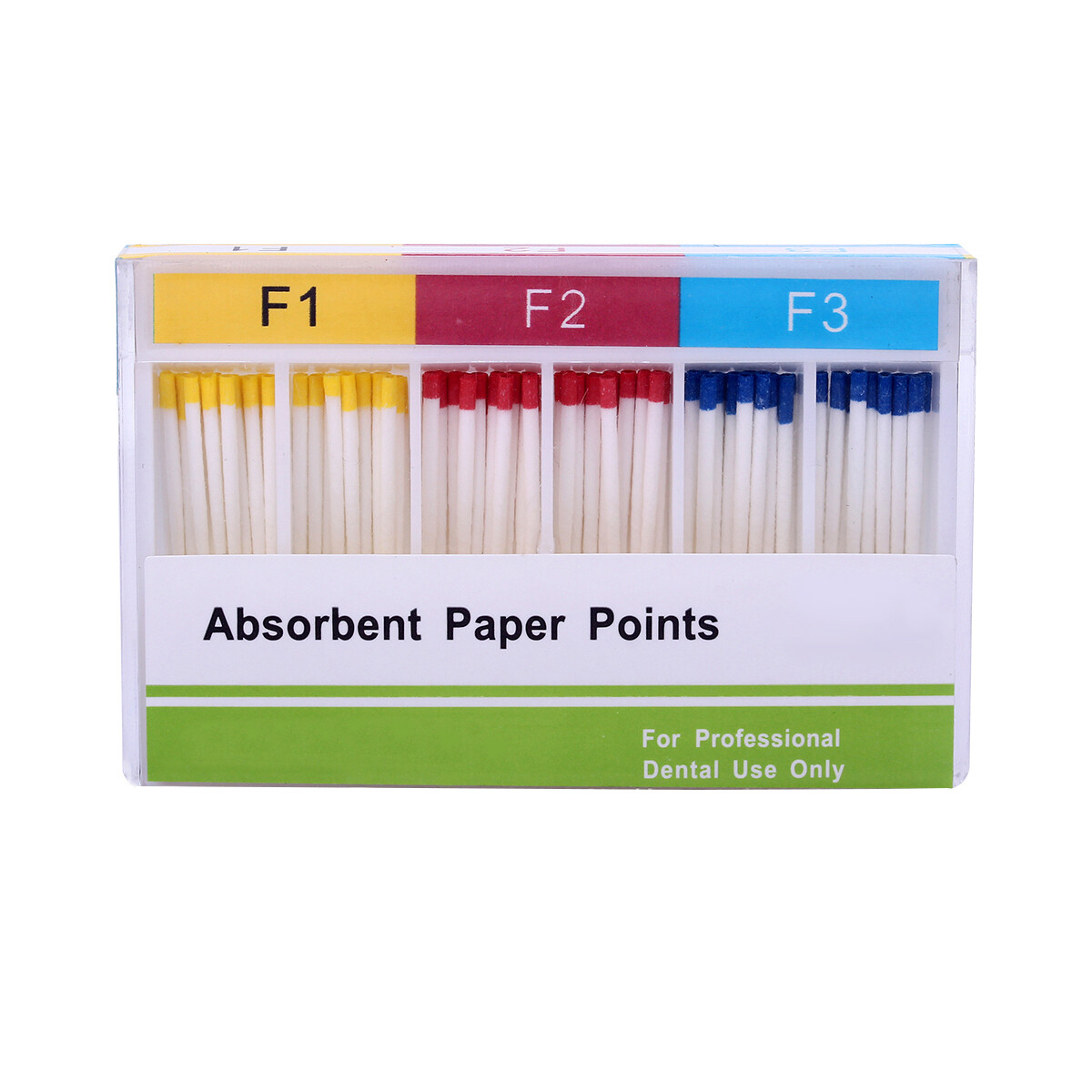 100pcs/pack Dental Endodontic Absorbent Paper Points F1.F2.F3
