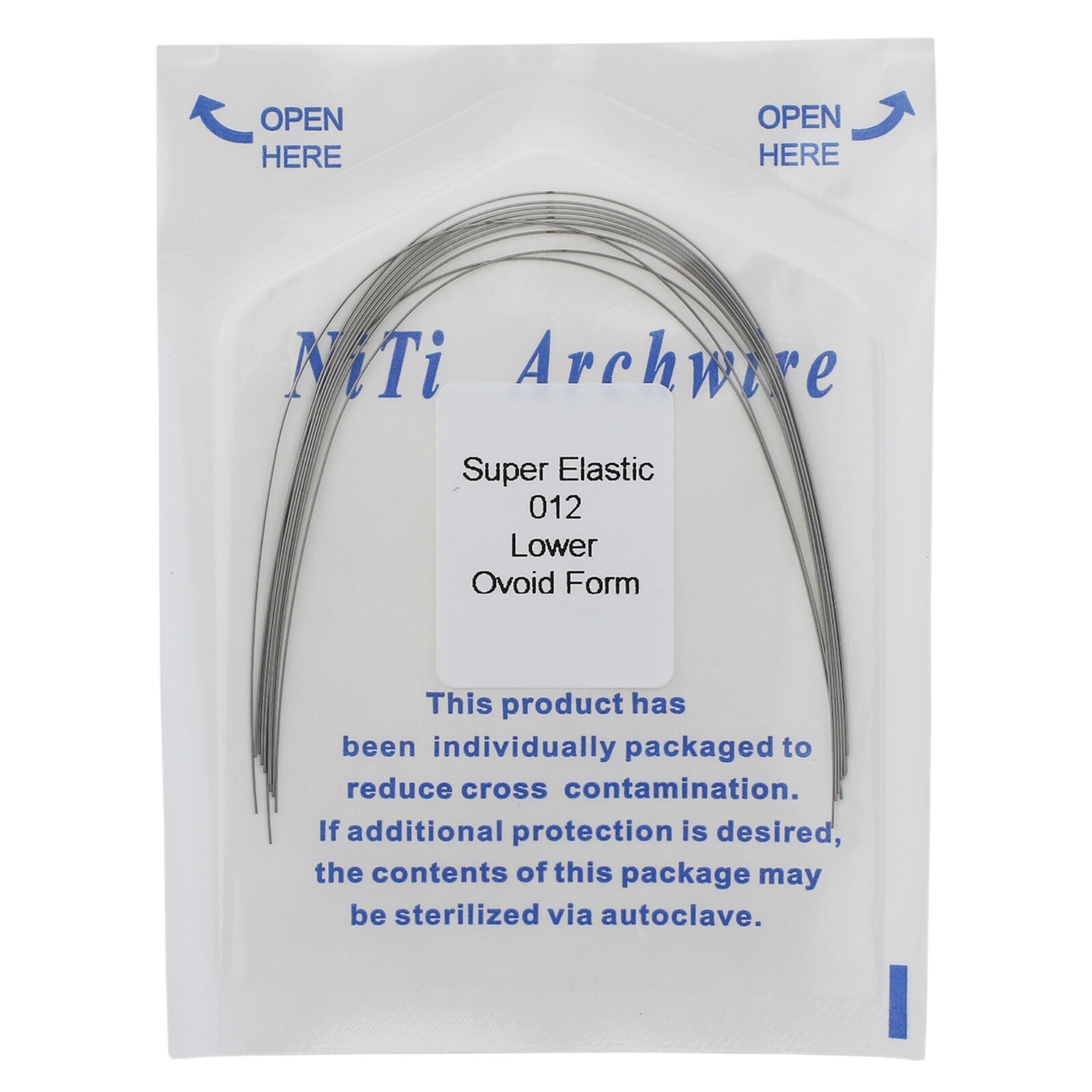 Orthodontic Arch Wire NiTi Stainless Steel Archwires Round Rectangular Natural