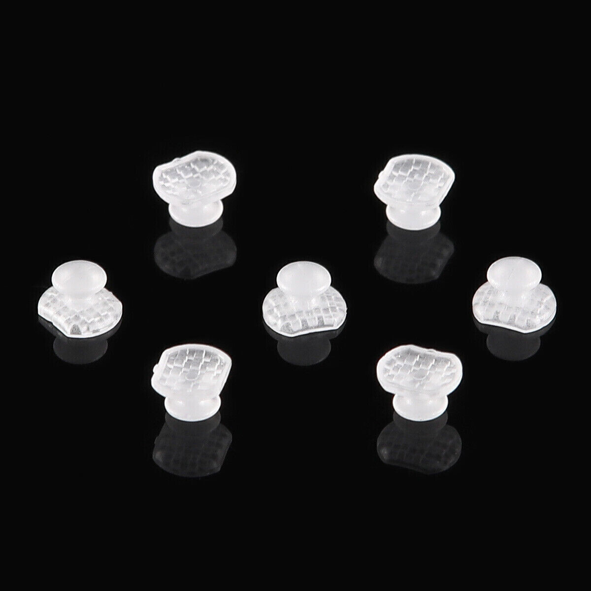 10* Dental Orthodontic Rectangular Base Clear Transparent Ceramic Ortho Bondable