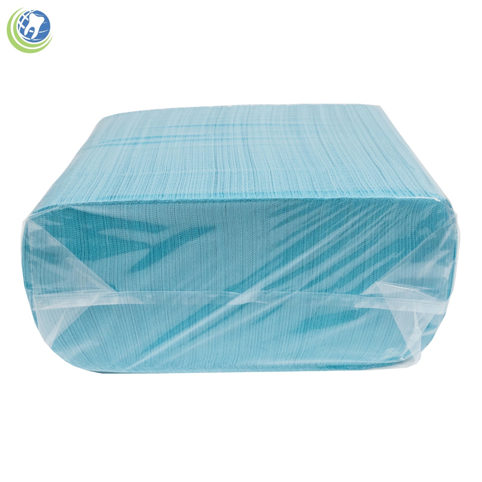 DISPOSABLE PATIENT BIBS FLUID RESISTANT DENTAL SURGICAL MEDICAL BLUE 50/BOX