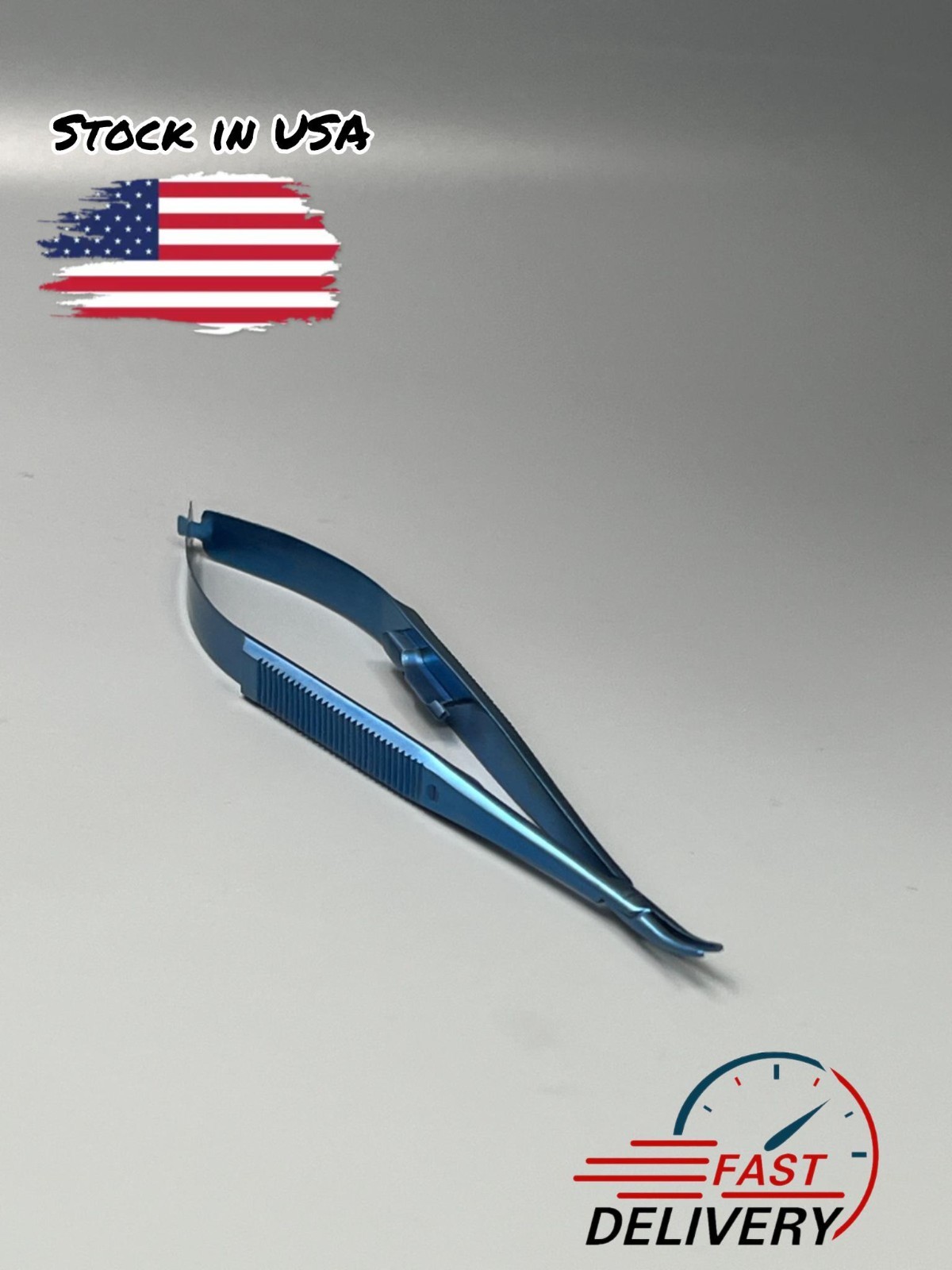 Hu friedy Style Castroviejo needle Holder Curved 5.5″ Titanium 14cm Dental Instr