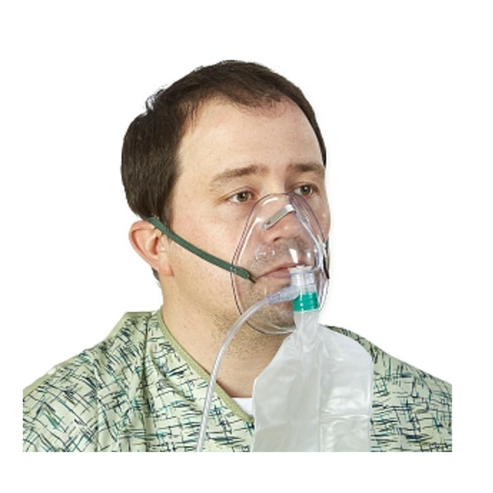 *1-Pack* Medline High Concentration Non-Rebreather Mask With Oxygen Tube HCS4640