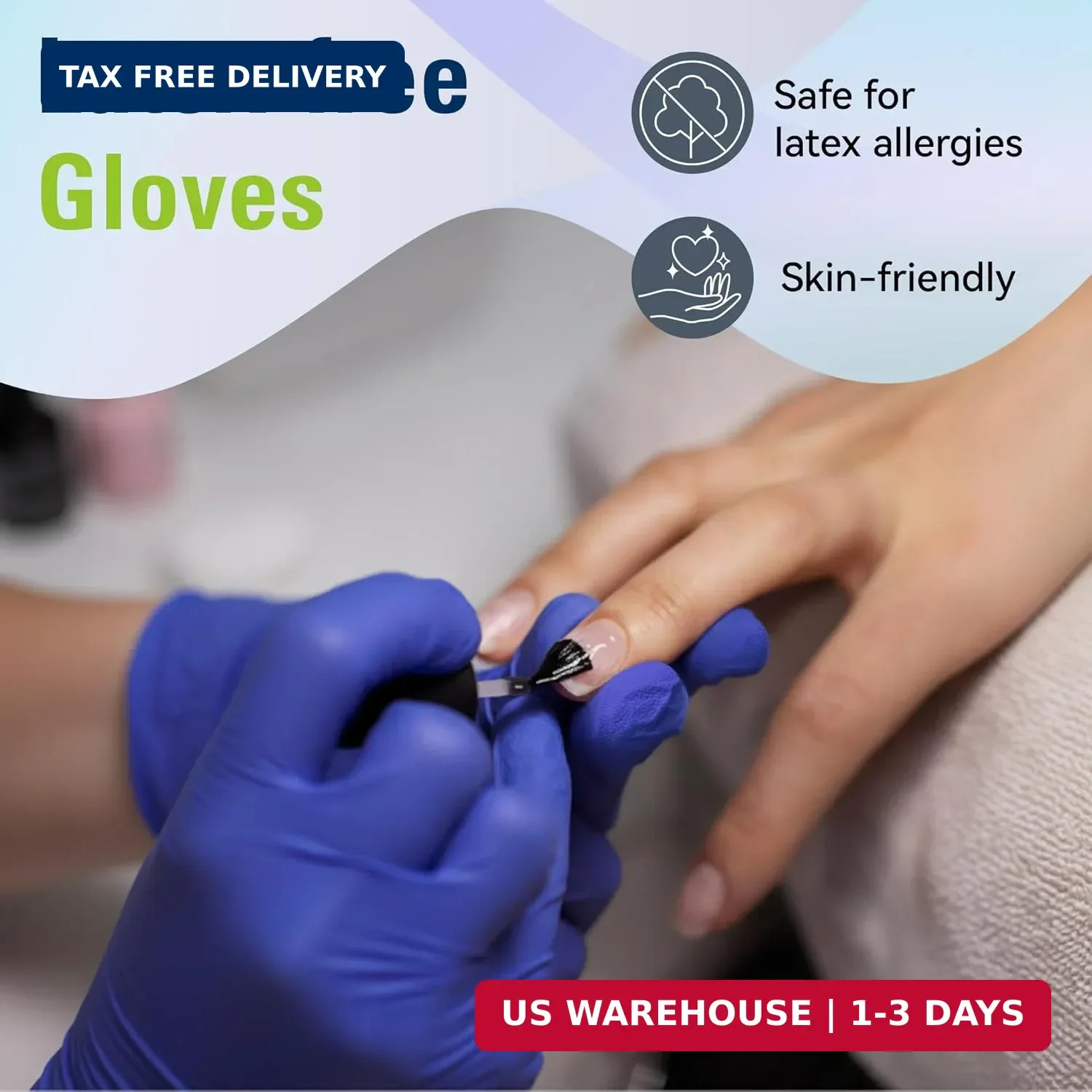 SWIFTLITE Disposable Nitrile Gloves, Food Safe, Latex-Free Powder-Free, Kitchen