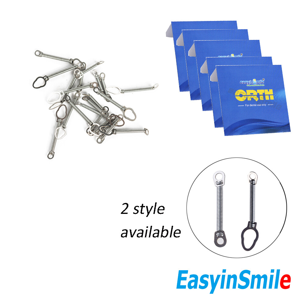 5 Packs Dental Orthodontic Closed Coil Spring for Brackets Archwire Easyinsmile