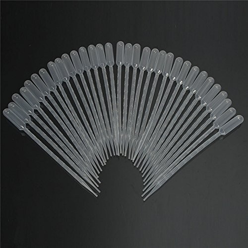 Clear Plastic Liquid Dropper Pipettes 10ML – Graduated Transfer 100 Pack Disposa