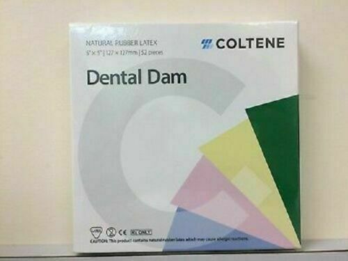 Coltene Whaledent Dental Rubber Dam Sheets Latex Extra Strength (Size 6X6)FSHIP