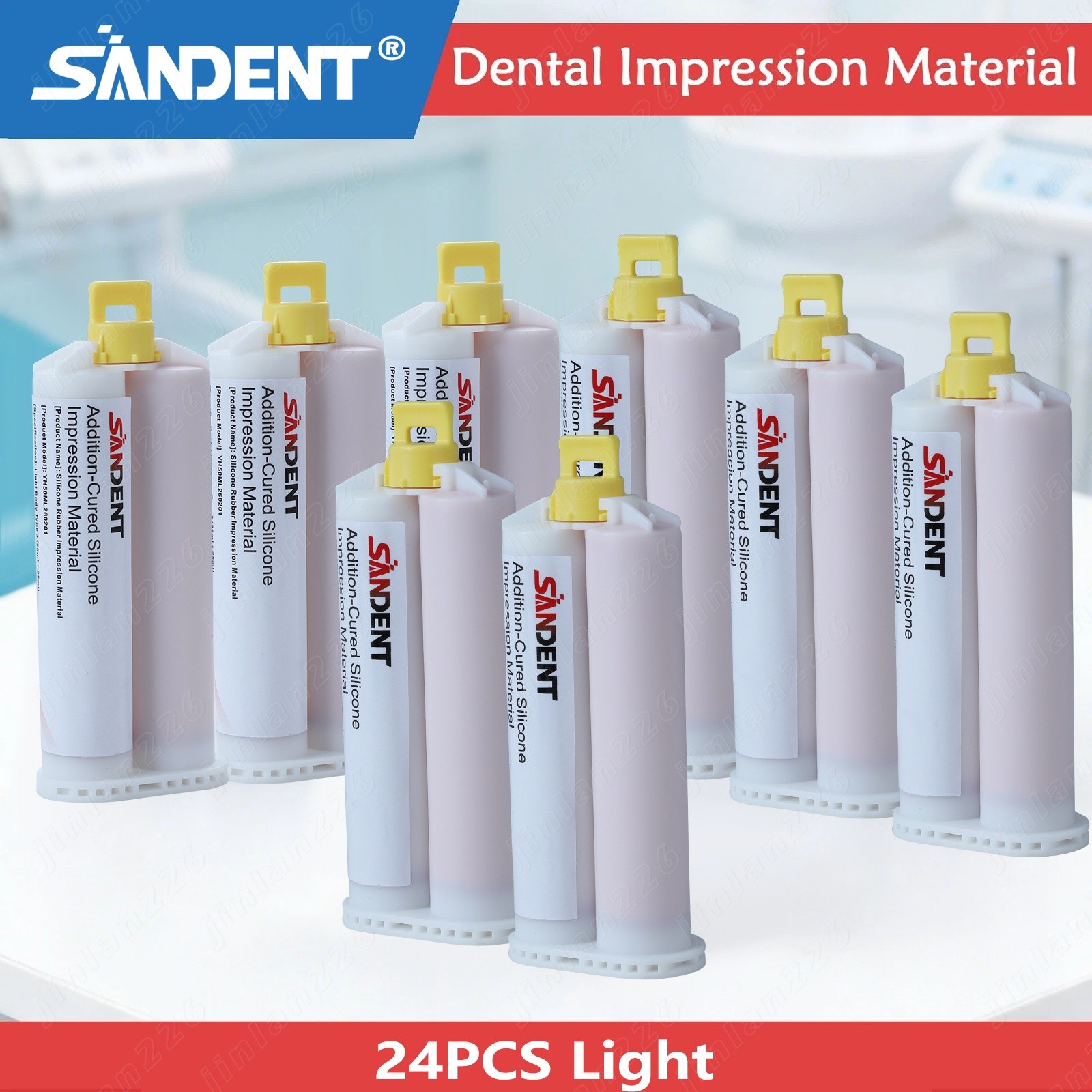New Dental Impression Material Light Body Fast Rapid Set VPS 50 ml Cartridges