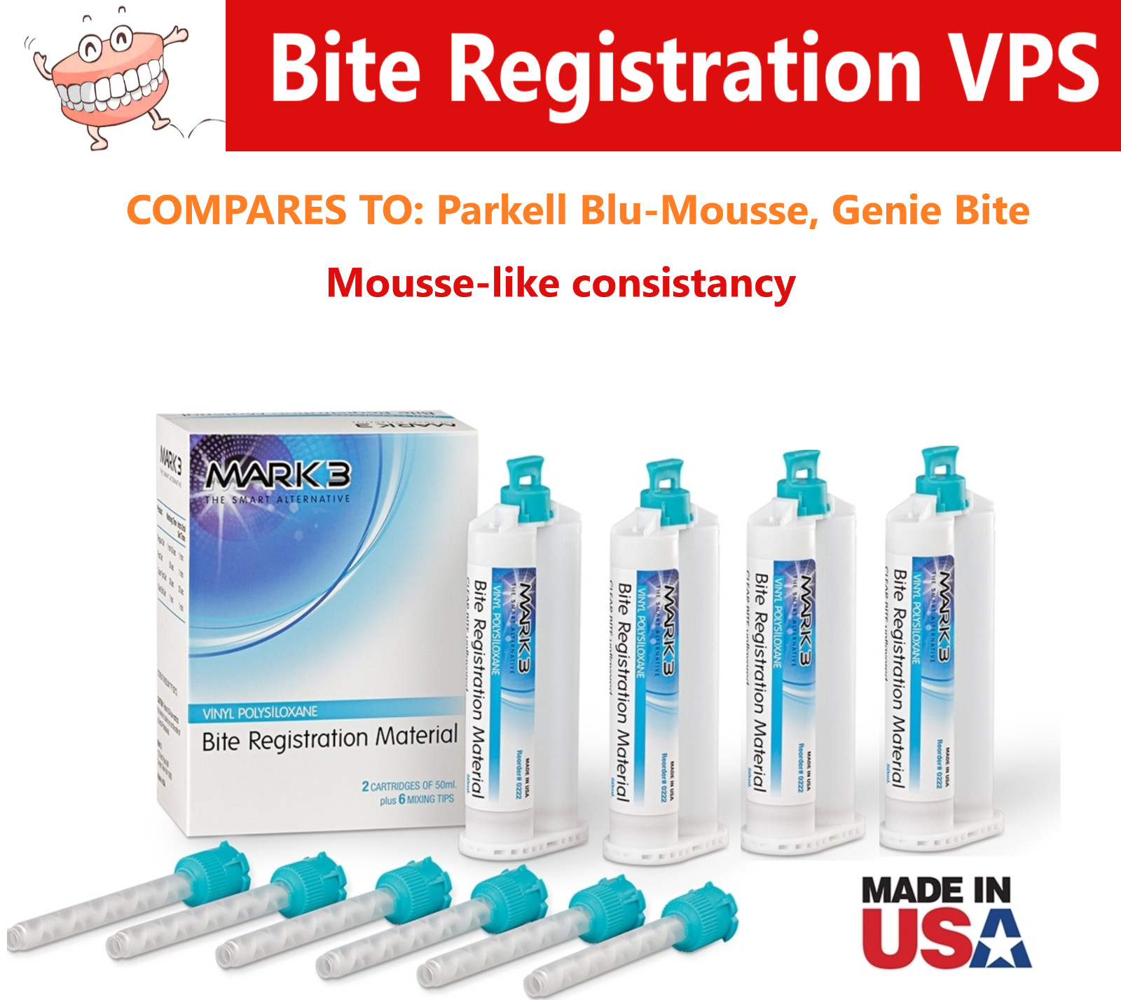 Dental Bite Registration Impression Material (Fast & Super Fast) Bites Material