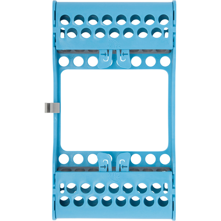 Zirc Dental 50Z927N E-Z Jett Sterilization Cassette 8-Place Neon Blue