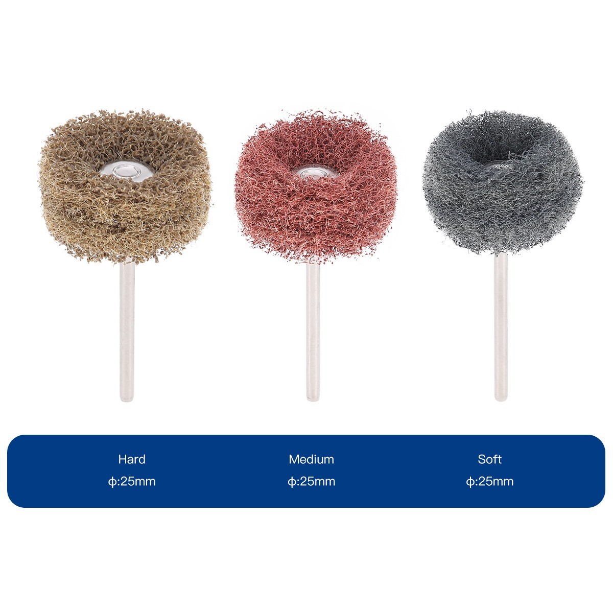 51pcs Dental Diamond Burs Discs Silicon Felt Wheel Polishing Brushs HP Polishers