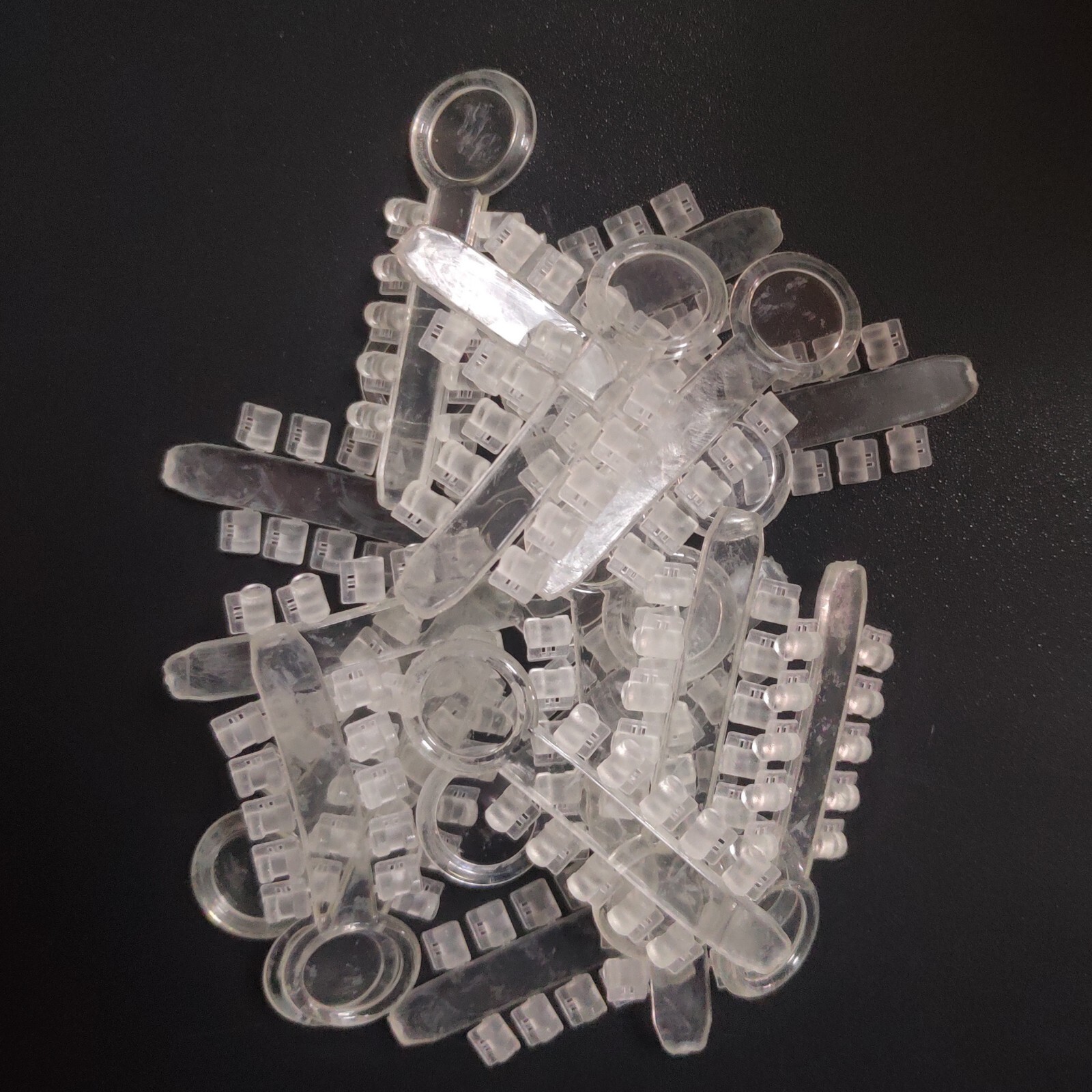 Dental Rotation Wedge Orthodontic Rubber Elastic Rotary Pads 20 stick/pack Clear
