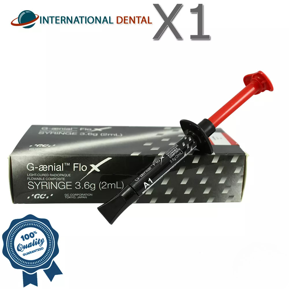 Dental Restoration G-ænial Universal Flo X Light Cure Composite 3.6g Syringe