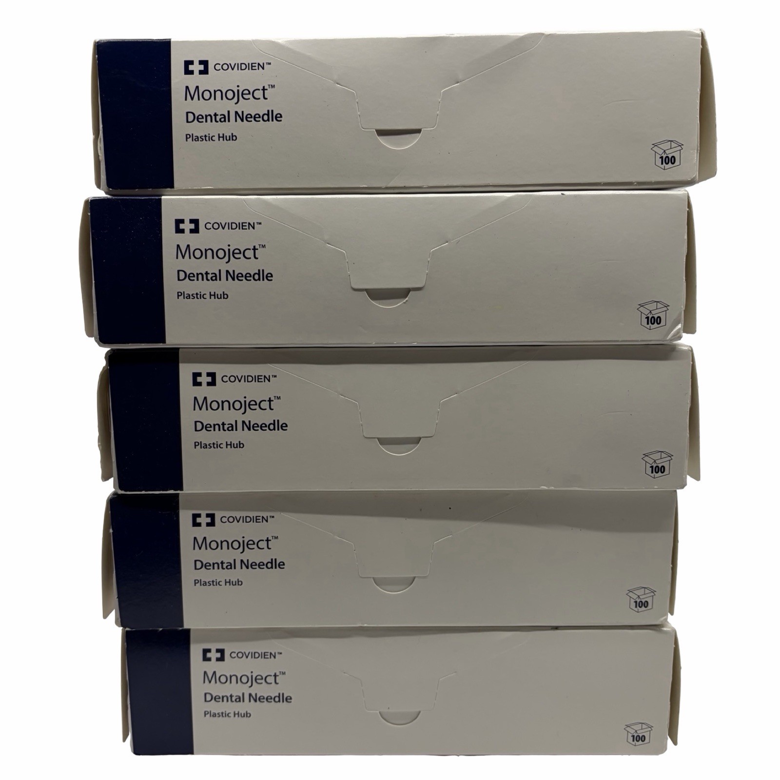 COVIDIEN Monoject Dental Needle Plastic Hub 27g Long 1 1/4” Lot Of 500/5 Boxes