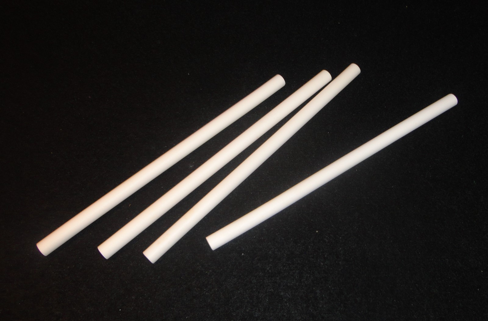 8.0” LONG x 0.395” O.D. x 0.265” I.D. HIGH PURITY ALUMINA CERAMIC TUBE No.: 142