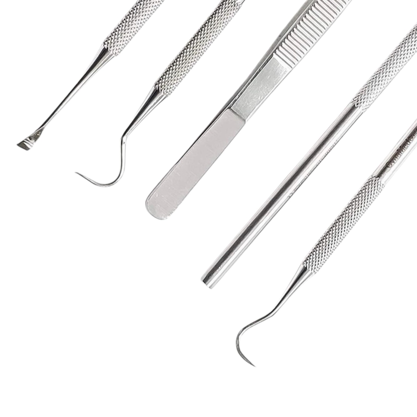 Dental Hygiene set of 5-Stainless Steel Tarter Scraper/Scaling Remover,…